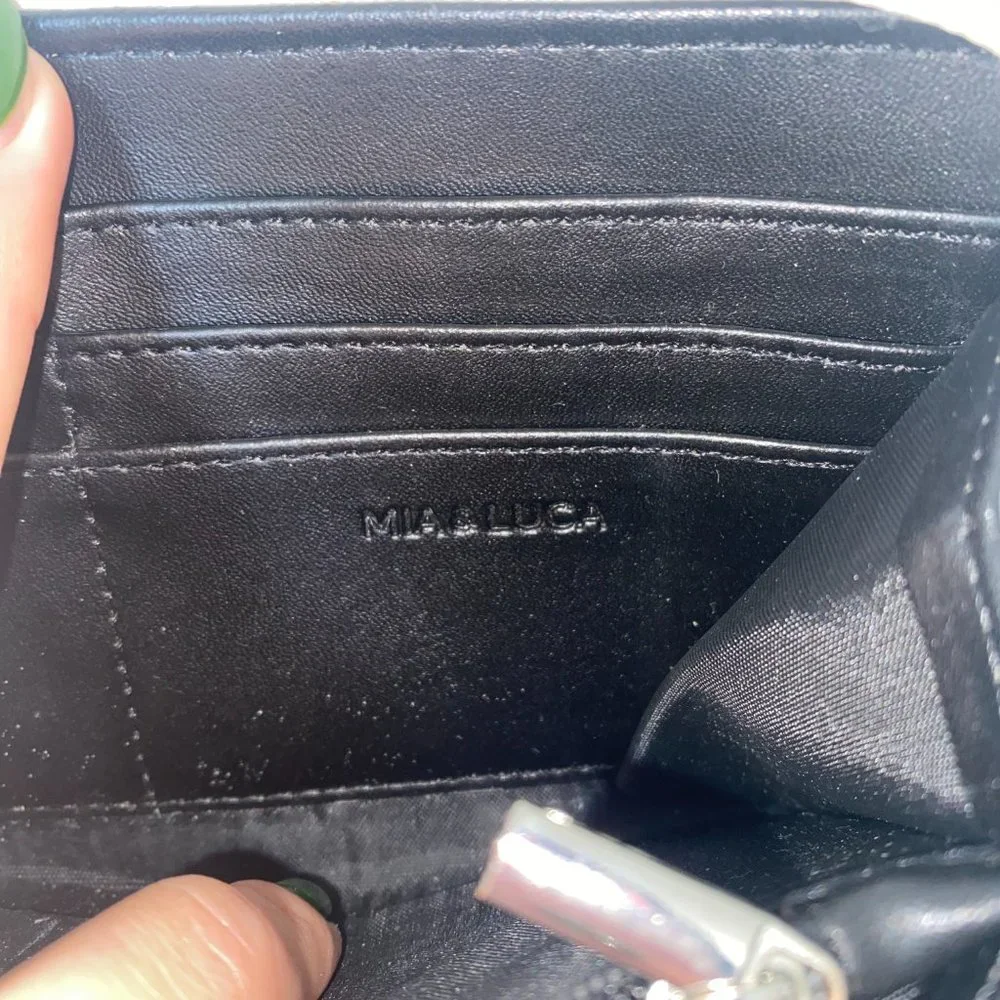 Flower patterned wallet - Picture 6 of 6